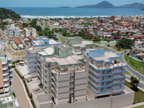 2 Fachada_Apartamento na Planta - Belize Residence - Praia Grande - Ubatuba - Imobiliaria Villa Tenorio em Ubatuba