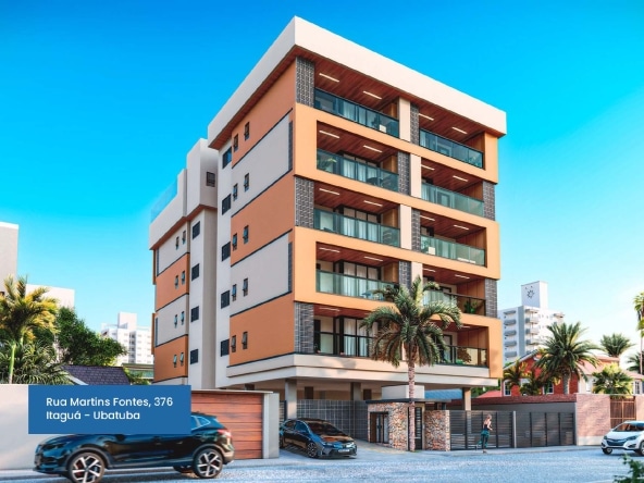 2 fachada_Apartamento na Planta Città di Vernazza na Praia do Itaguá em Ubatuba