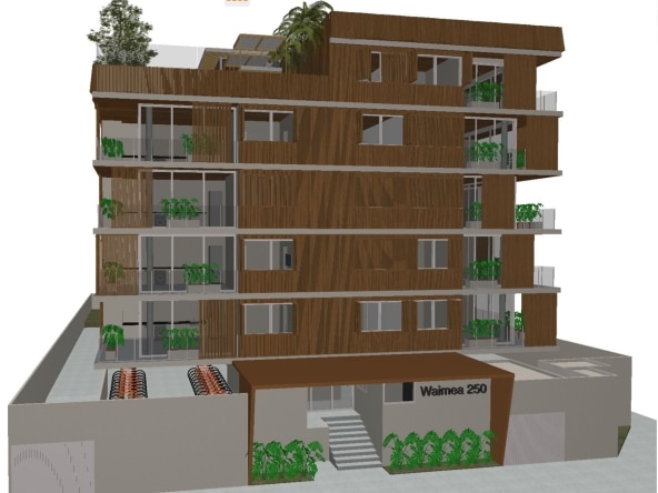 Fachada - Apartamento na Planta - Waimea 250 - construtora DS2 - Praia das Toninhas - Ubatuba