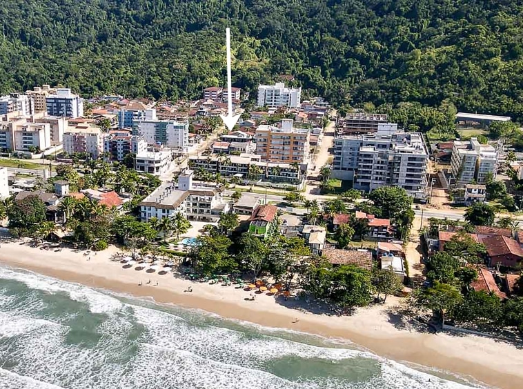 Localizacao Casa para Alugar temporada Praia das Toninhas