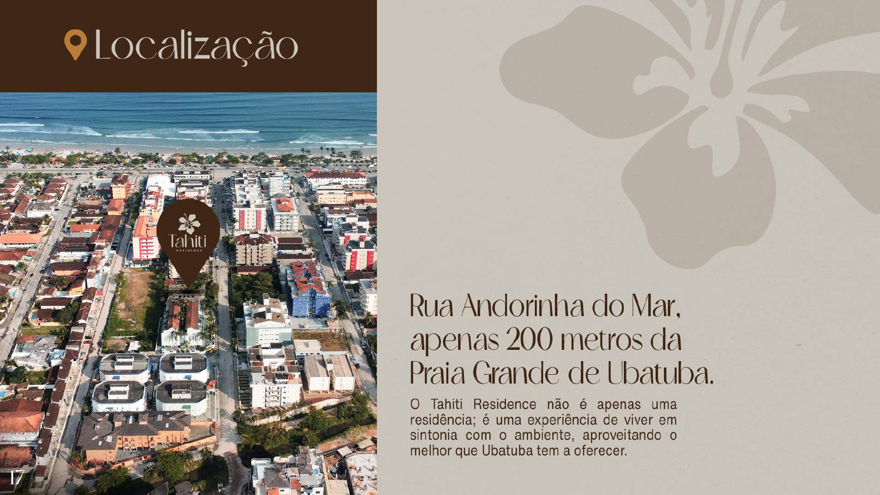localizacao_apartamento na planta_ Ubatuba_Tahiti Residence