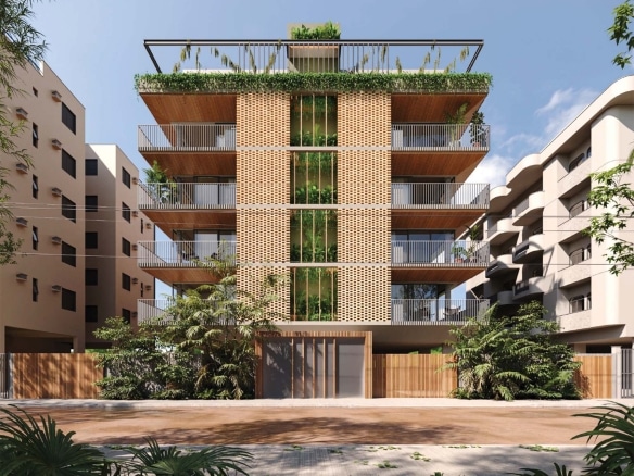 2 Fachada_Apartamento na Planta Aryeh localizado Praia do Tenorio Ubatuba Construtora Rocha Real