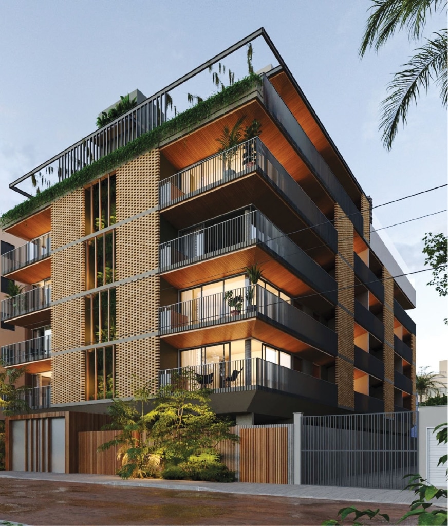 Fachada_Apartamento na Planta Aryeh localizado Praia do Tenorio Ubatuba Construtora Rocha Real