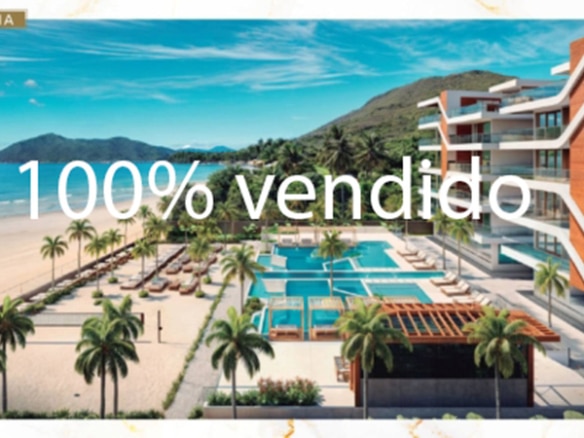 enseada palms - apartamento na planta em Ubatuba