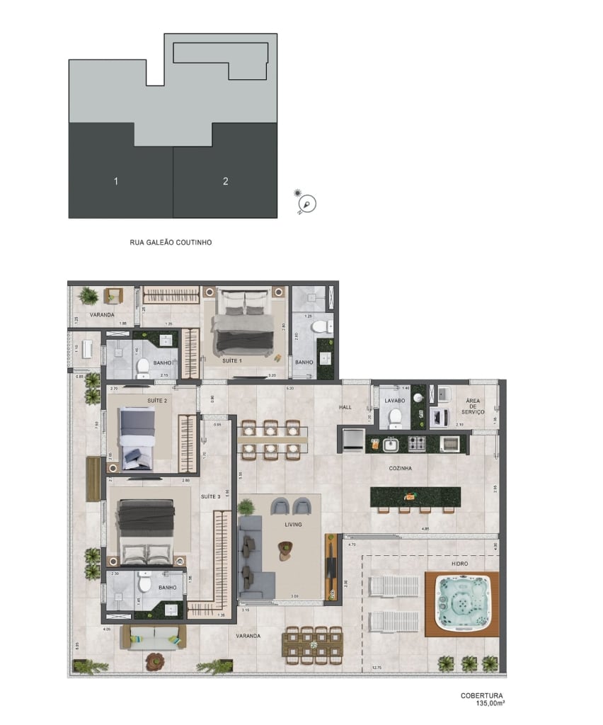 Mayer Residence - Apartamento na Planta em Ubatuba - Praia do Itagua 3