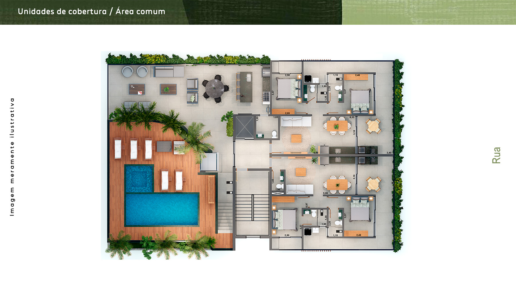 area de lazer_Viva_Residencial_Apartamento na Planta_Bairro do Itagua em Ubatuba