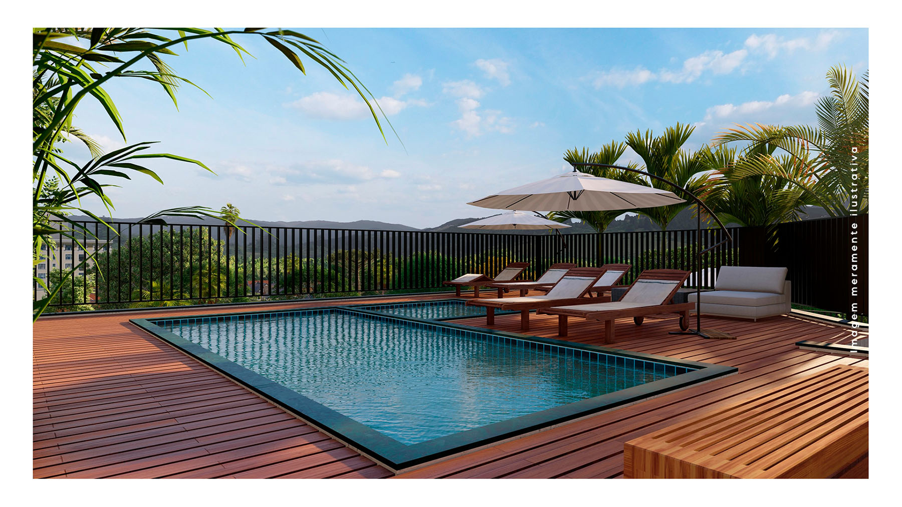 piscina_Viva_Residencial_Apartamento na Planta_Bairro do Itagua em Ubatuba