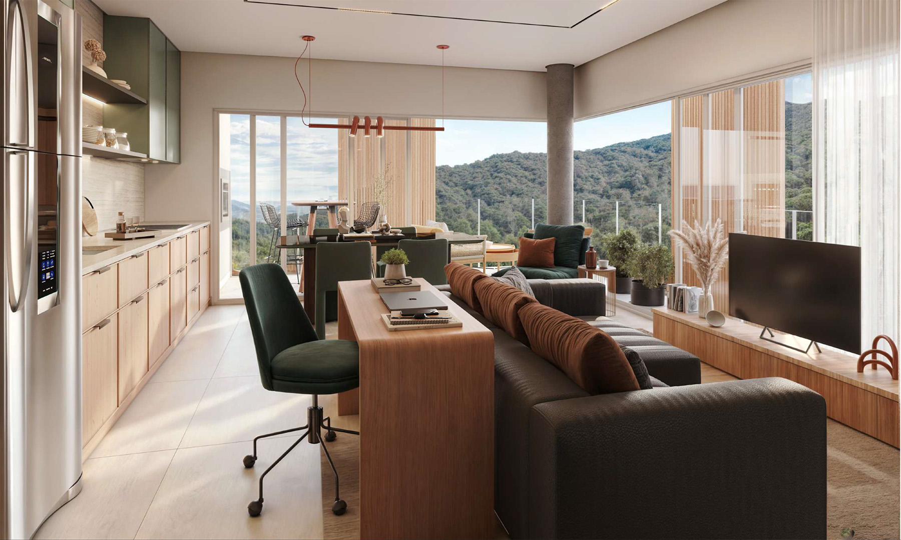 apartamento na planta Guarani 360 na praia do Itaguá em Ubatuba