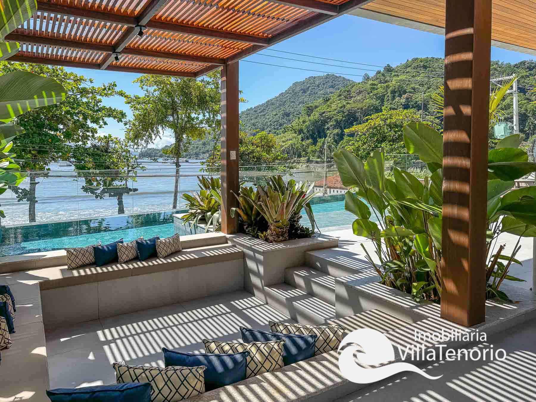 Apartamento vista mar a venda super luxo 2 quartos Praia do Itaguá em Ubatuba-45