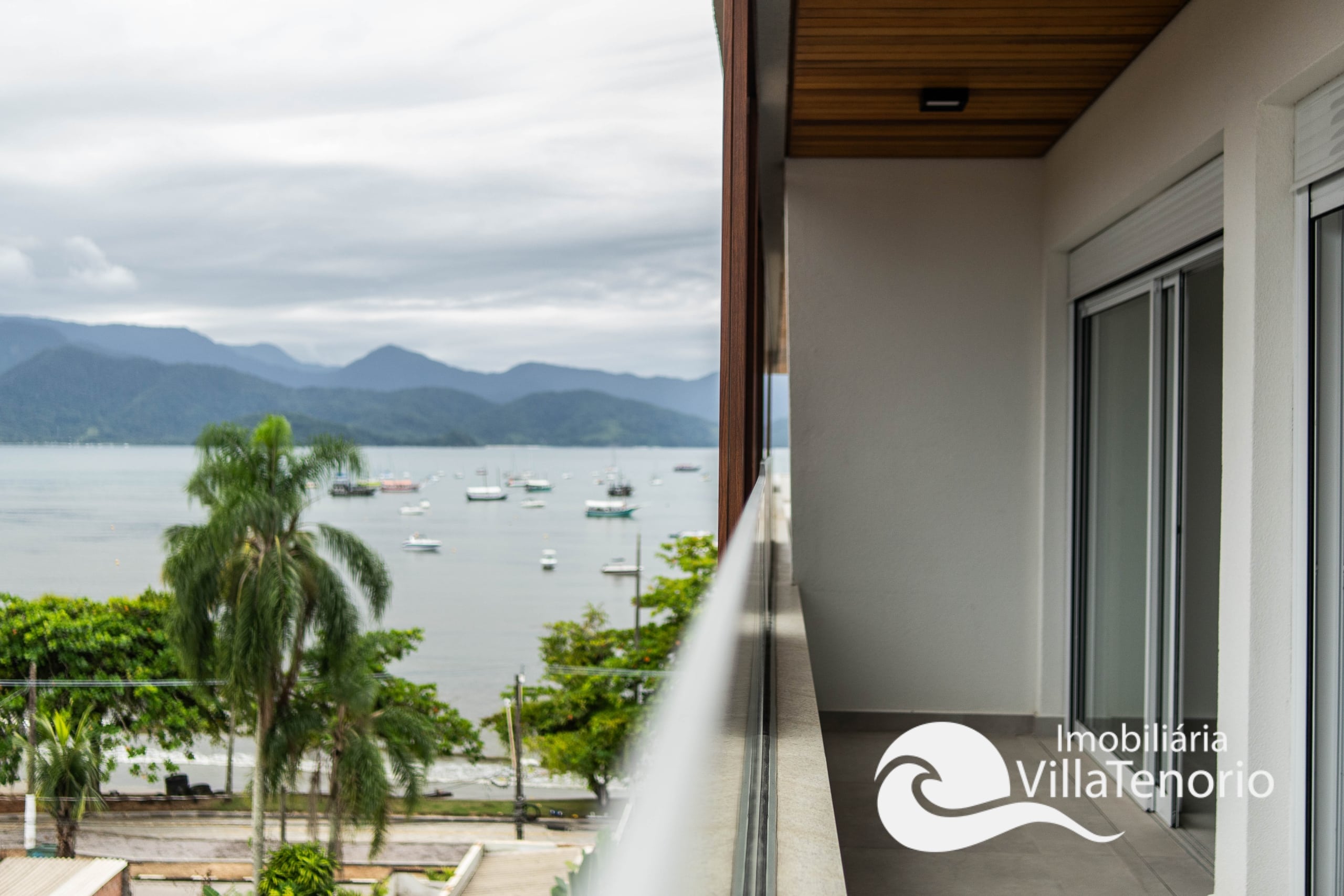 Apartamento vista mar a venda super luxo 2 quartos Praia do Itaguá em Ubatuba Garden -10