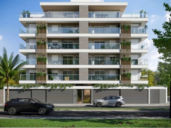 Fachada Porto Gaia - Apartamento na Planta localizado na Praia do Itagua em Ubatuba, litoral norte de SP com entrega em 2025-2