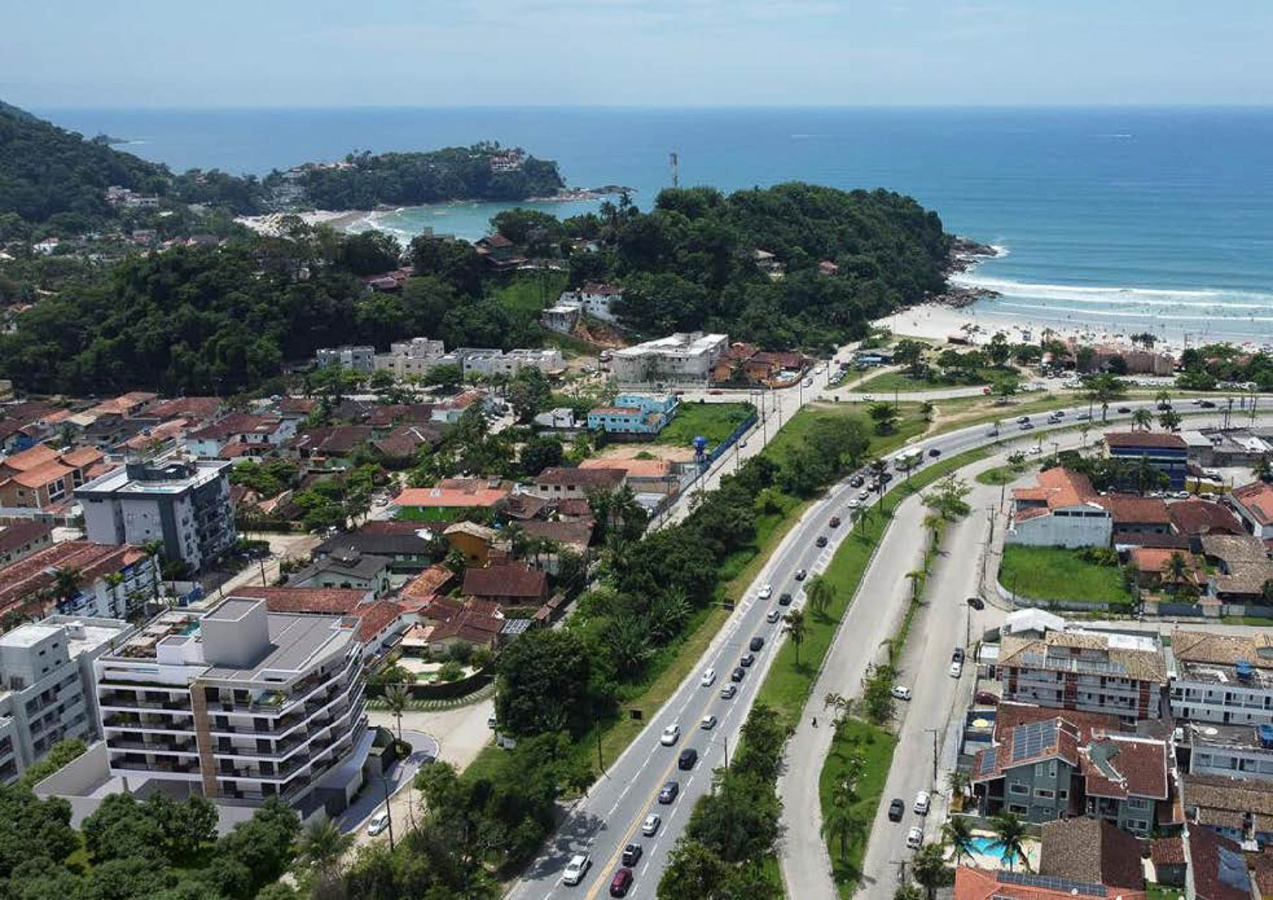 Localização do Apartamento na Planta SunSet localizado na Praia do Tenório em Ubatuba-16