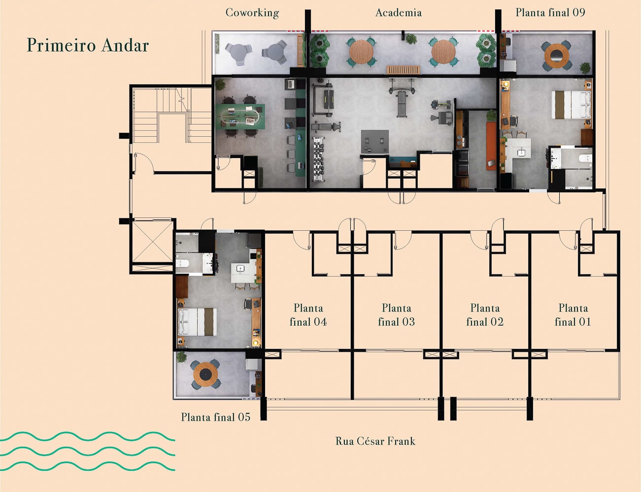 Apartamento na Planta Amalfi Studios no Perequê Açu em Ubatuba-10