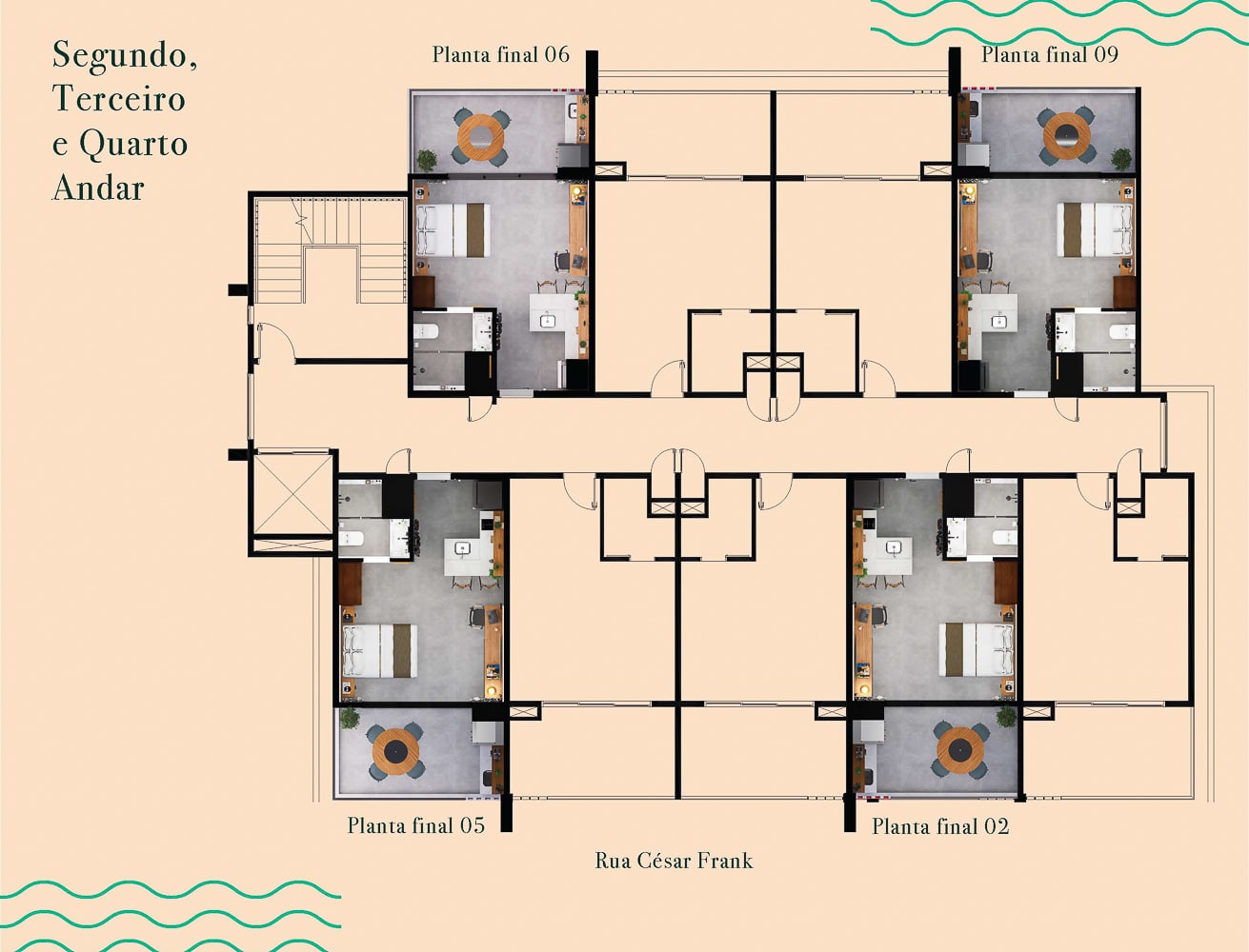 Apartamento na Planta Amalfi Studios no Perequê Açu em Ubatuba-11