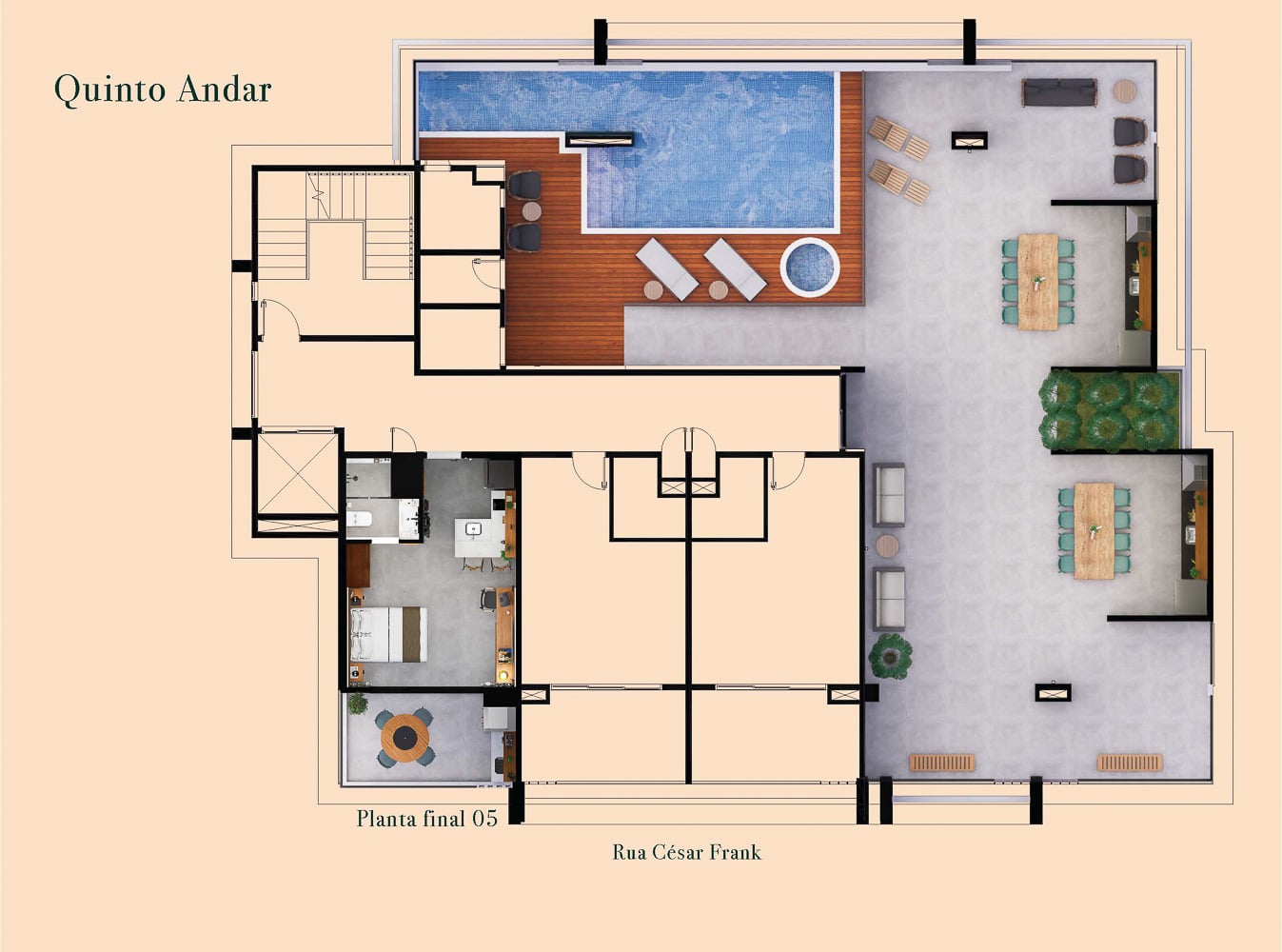 Apartamento na Planta Amalfi Studios no Perequê Açu em Ubatuba-18