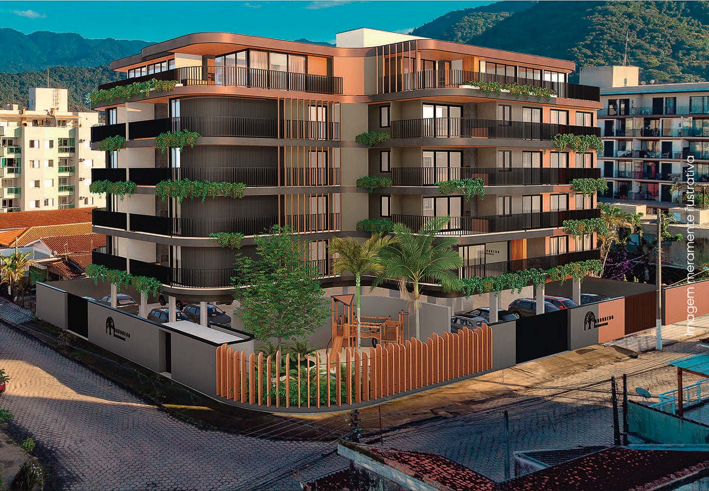 Apartamento na Planta Arboredo Residencial no Centro de Ubatuba - Apresentado pela Imobiliária Villa Tenório-5