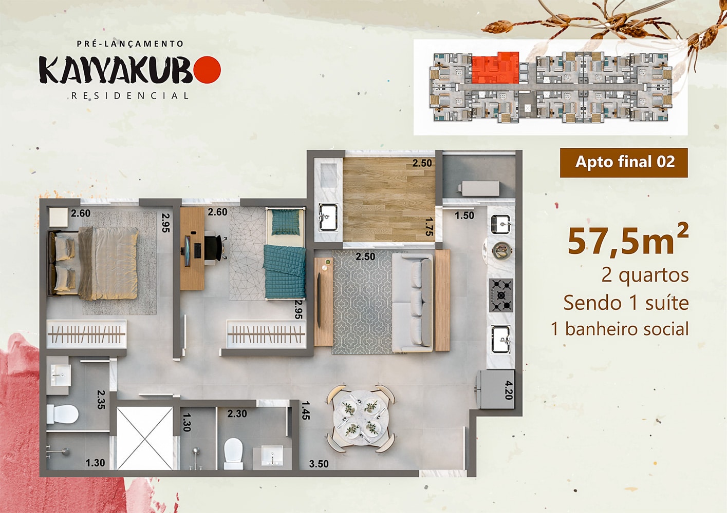 Apartamento na Planta Kawakubo Residencial - Praia Grande em Ubatuba - Apresentado pela Imobiliária Villa Tenório - especialista em apartamentos na planta em Ubatuba-20