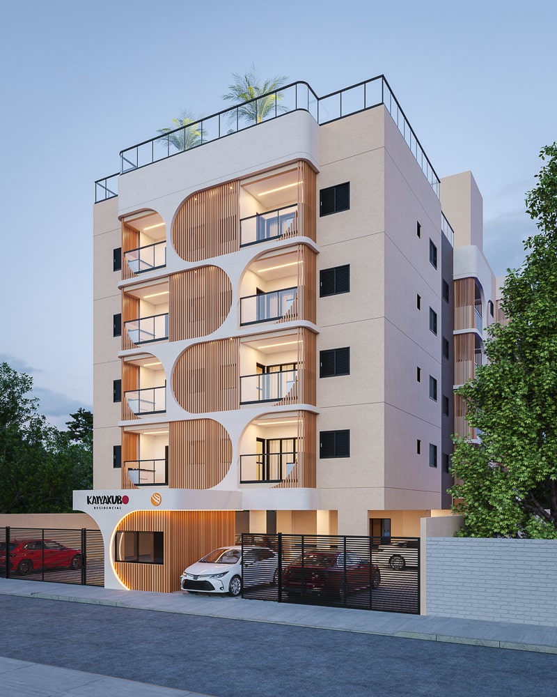 Fachada - Apartamento na Planta Kawakubo Residencial - Praia Grande em Ubatuba - Apresentado pela Imobiliária Villa Tenório - especialista em apartamentos na planta em Ubatuba-8