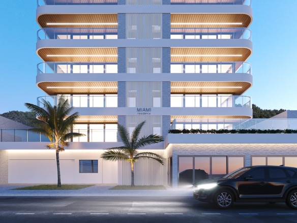 Fachada 2_Apartamento na Planta Frente Mar - Miami Residence - Praia do Itagua em Ubatuba - Apresentado pela Imobiliária Villa Tenório - especialista em apartamentos na planta em Ubatuba-4