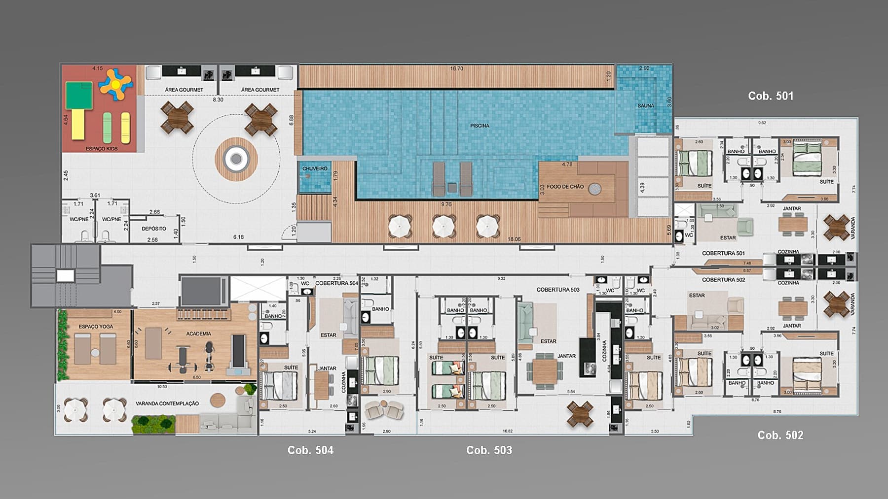 Apartamento na Planta Olive Itaguá localizado na Praia do Itaguá em Ubatuba-18 Apartamento na Planta Olive Itaguá localizado na Praia do Itaguá em Ubatuba-18