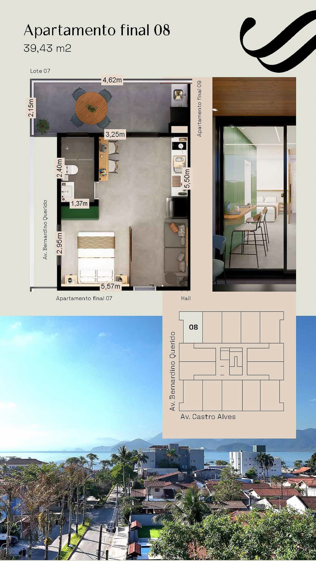 Apartamento na Planta Verona Prime Studios localizado na Praia do Itaguá em Ubatuba-9