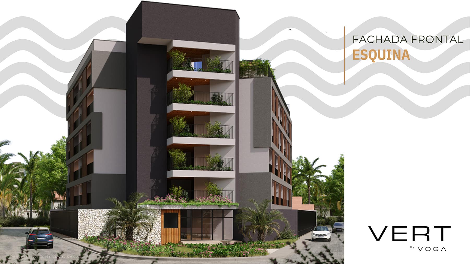 Fachada Frontal - Vert empreendimento - Localização Pereque Açu em Ubatuba 2026