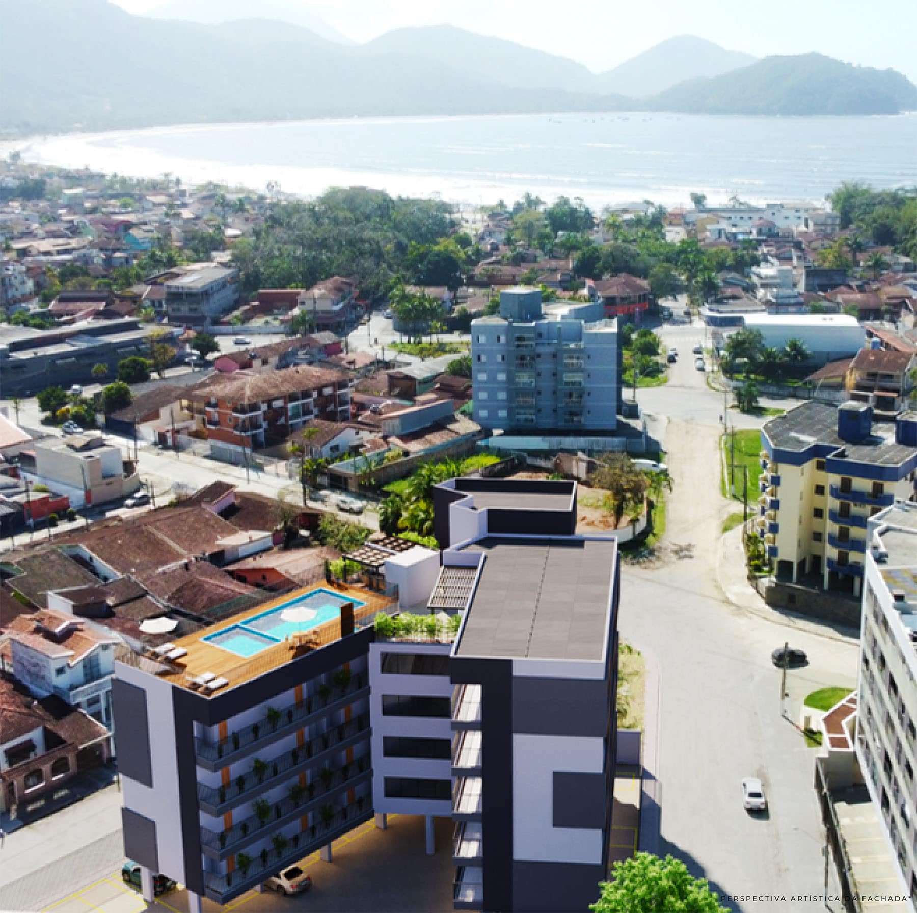 Fachada - Vert empreendimento - Localização Pereque Açu em Ubatuba 2026