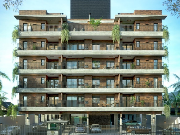 Edificio Caviúna Residencial - Apartamento na Planta localizado na Orla do Itaguá em Ubatuba - apresentado pela Imobiliaria Villa Tenorio em Ubatuba-2