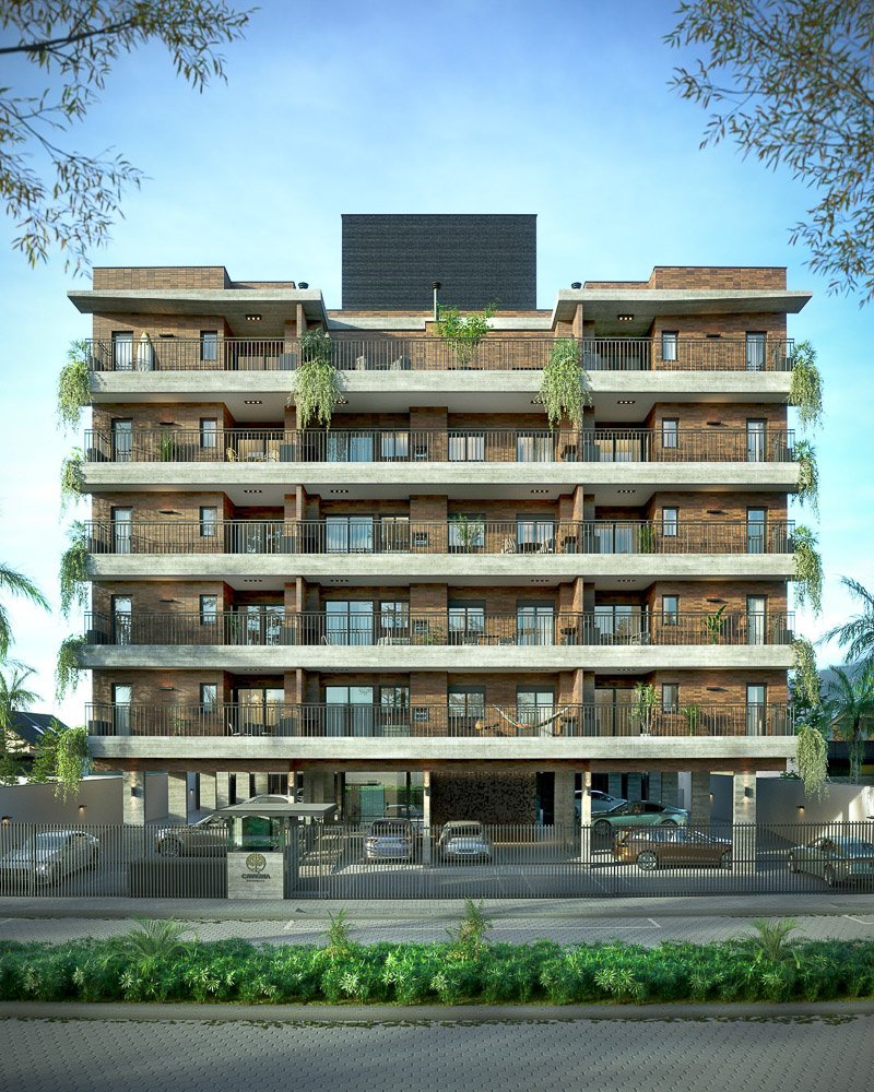 Edificio Caviúna Residencial - Apartamento na Planta localizado na Orla do Itaguá em Ubatuba - apresentado pela Imobiliaria Villa Tenorio em Ubatuba-2