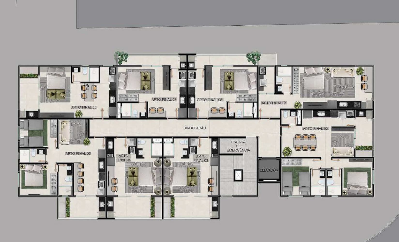 Edifício Noah - Apartamento na Planta localizado no centro em Ubatuba - apresentado pela Imobiliaria Villa Tenorio em Ubatuba-4