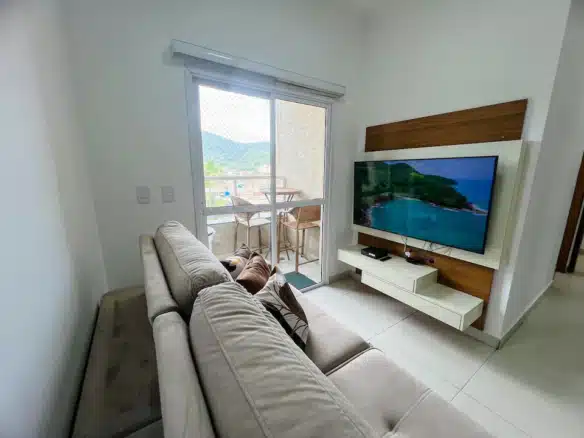 apartamento 54m itagua 480 mil mobiliado ubatuba venda imobiliaria villa tenório litoral norte são paulo