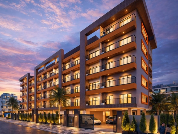 Fachada do Apartamento na Planta em Ubatuba - Kadosh Residence localizado na Praia Grande-13