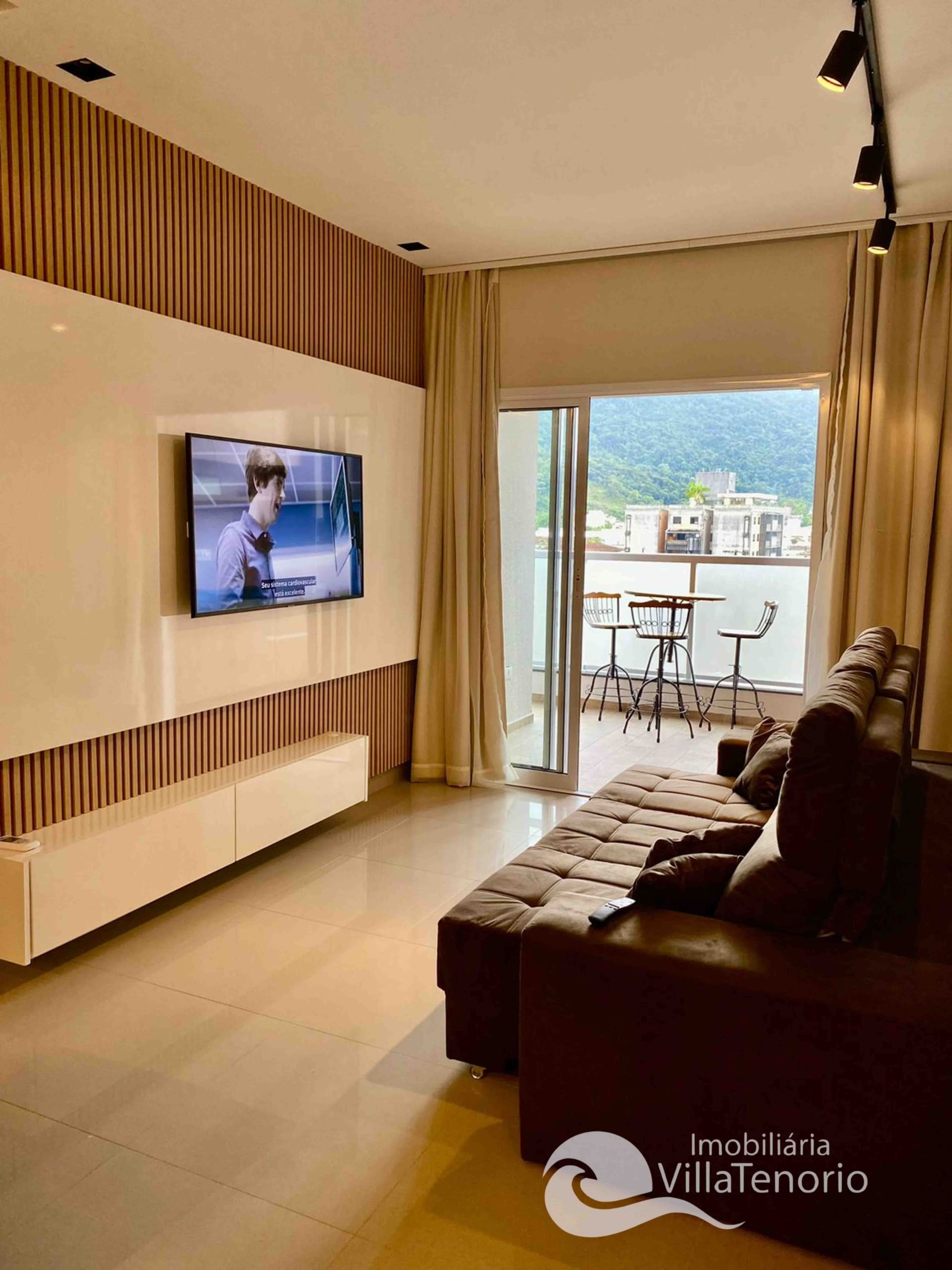 APARTAMENTO 2 DORMITÓRIOS CENTRO COMPLETO PARA AIBNB A VENDA EM UBATUBA IMOBILIÁRIA VILLA TENÓRIO-12