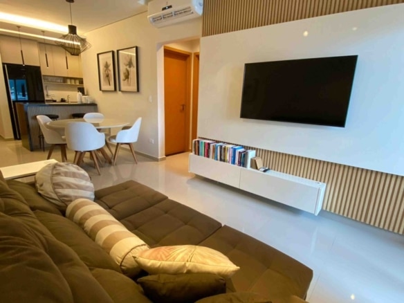 APARTAMENTO 2 DORMITÓRIOS CENTRO COMPLETO PARA AIBNB A VENDA EM UBATUBA IMOBILIÁRIA VILLA TENÓRIO-18