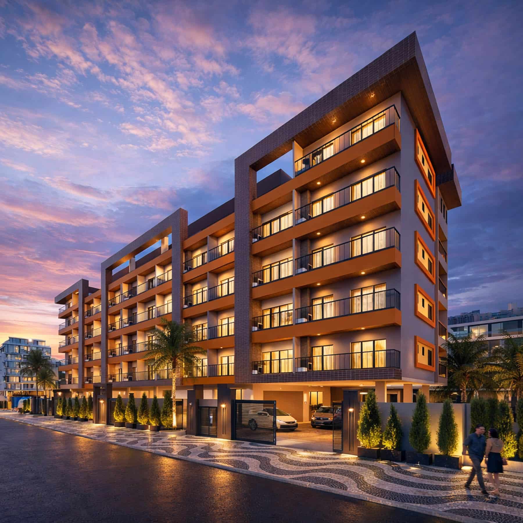 Fachada - Apartamento na Planta em Ubatuba - Kadosh Residence localizado na Praia Grande-13