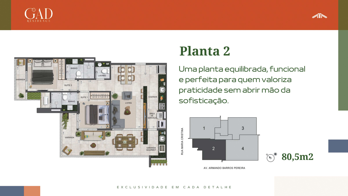 Gad Residence - apartamentos na planta em Ubatuba - Praia do Tenório - alto padrão - Imobiliária Villa Tenório-10