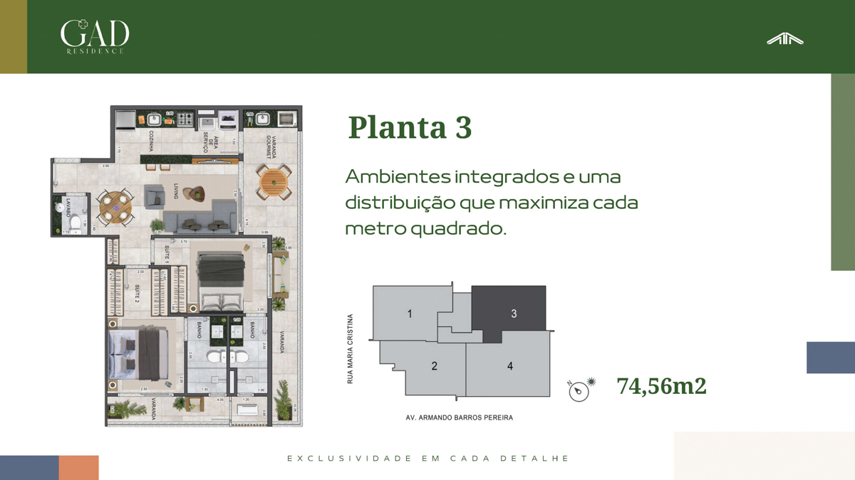 Gad Residence - apartamentos na planta em Ubatuba - Praia do Tenório - alto padrão - Imobiliária Villa Tenório-11
