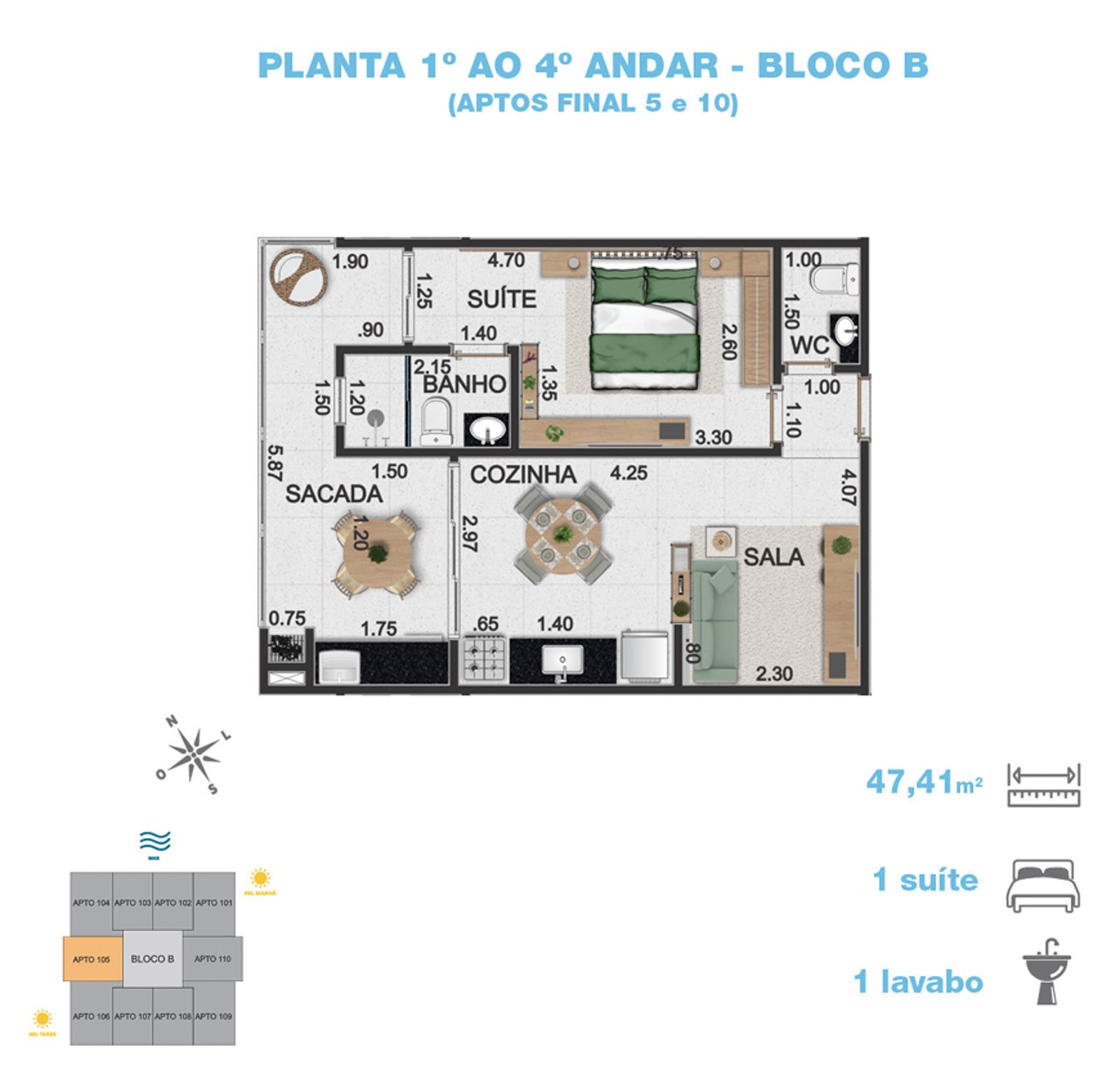 Apartamento Alpha Smart Ubatuba-3