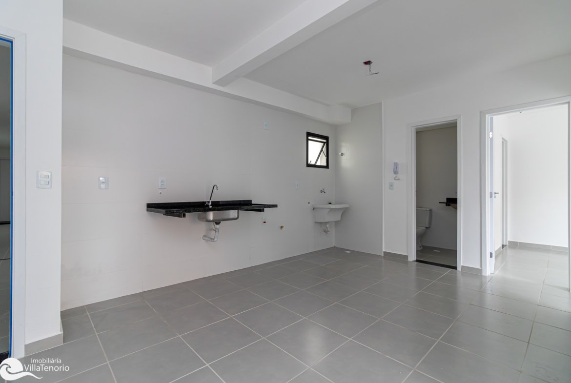 Cozinha - Apartamento para vender no Itagua em Ubatuba - Novo - 2 quartos - Imobiliaria Villa Tenório-4