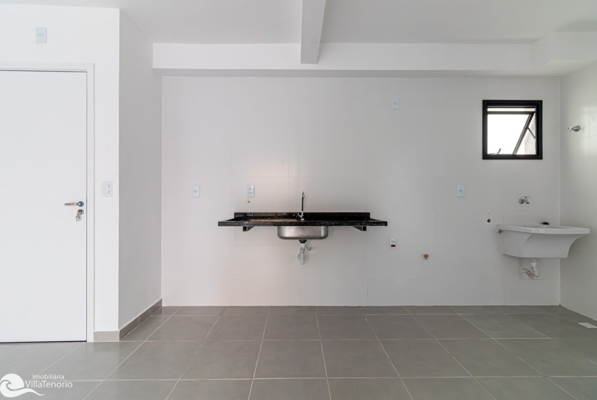 Cozinha - Apartamento para vender no Itagua em Ubatuba - Novo - 2 quartos - Imobiliaria Villa Tenório-6