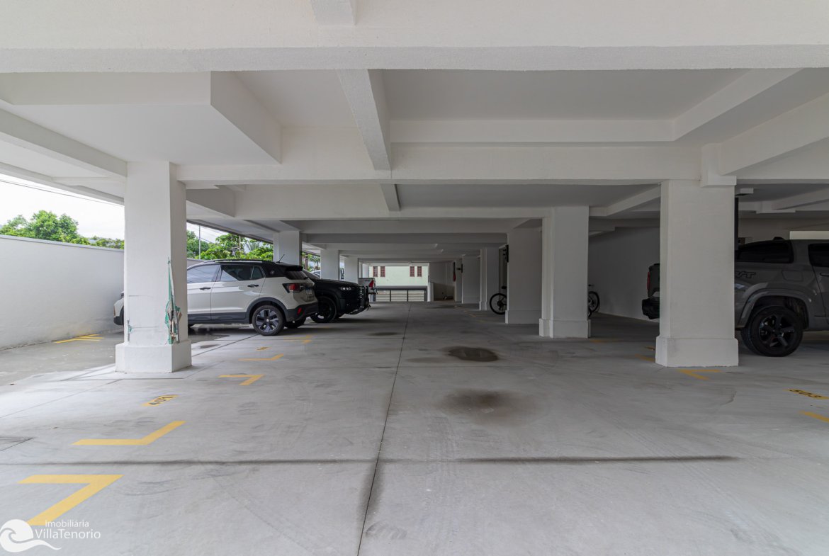 garagem - Apartamento para vender no Itagua em Ubatuba - Novo - Imobiliaria Villa Tenório-23