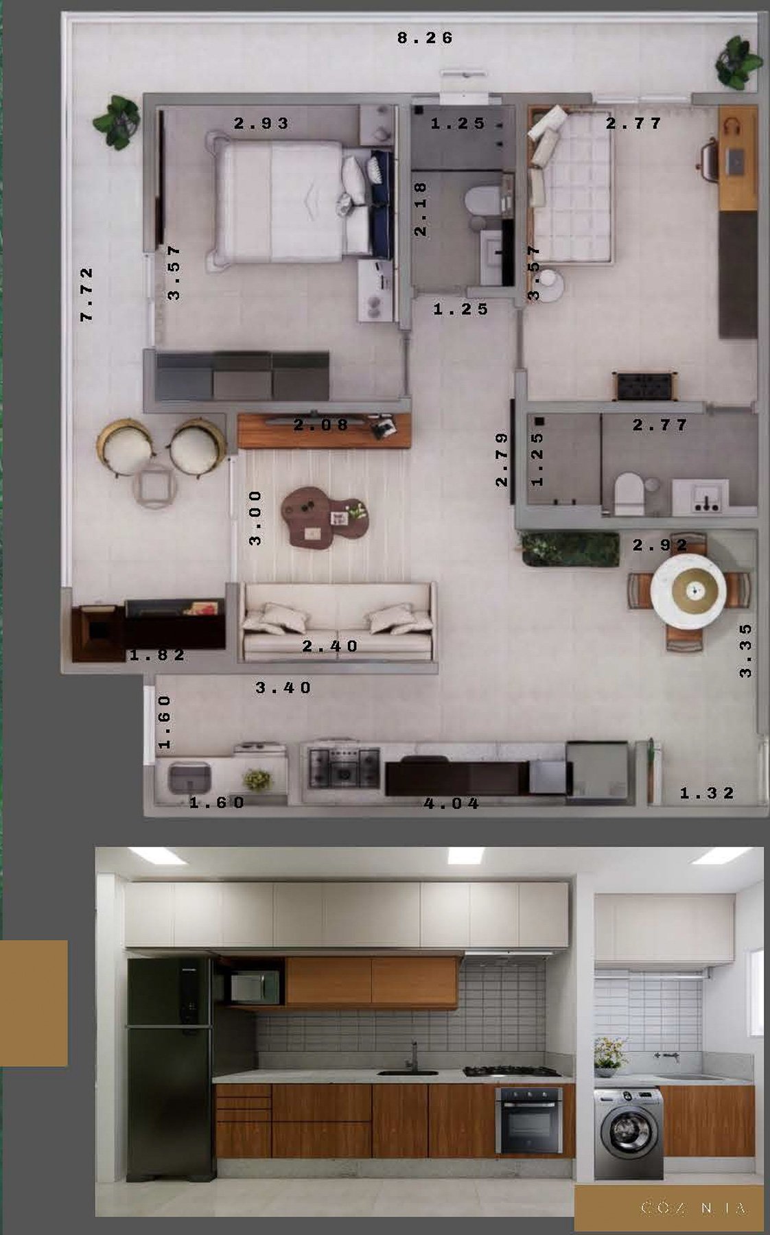 apartamento na planta - preço fechado - pereque-acu-Ubatuba-villa-fiori-5